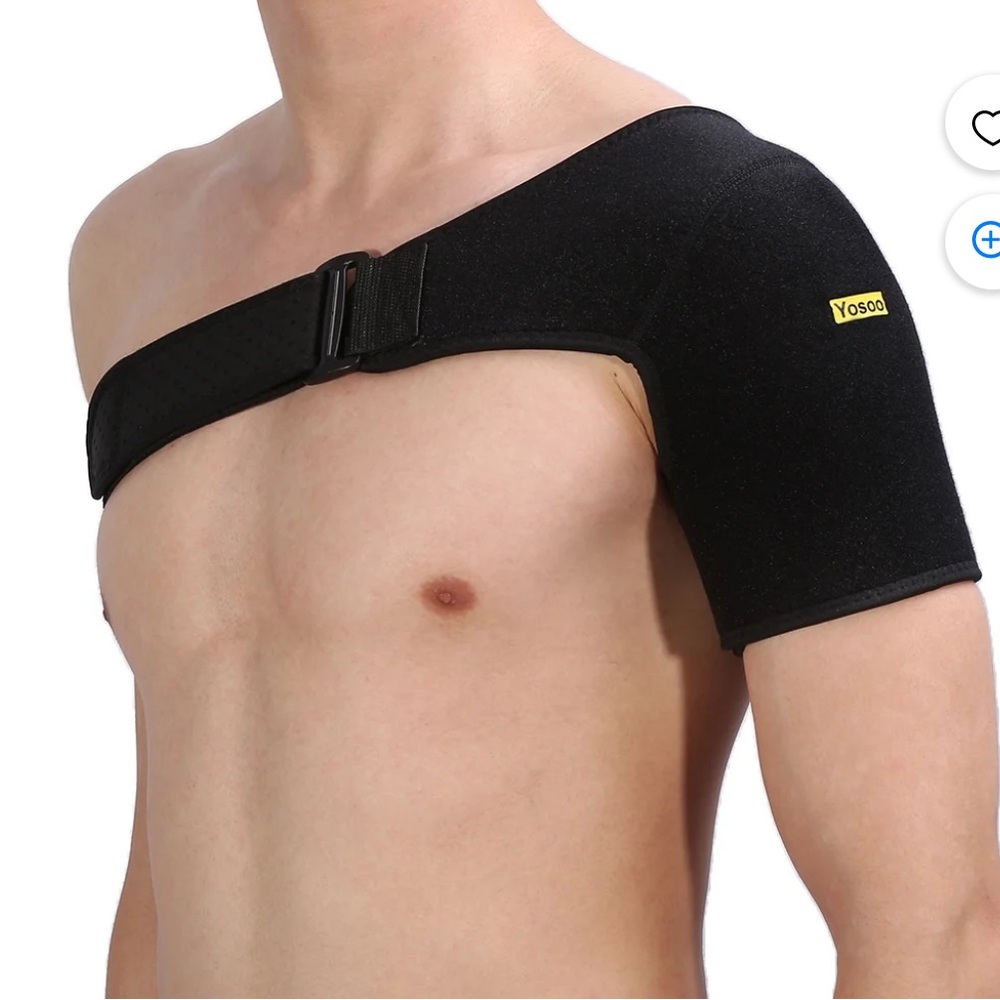 Black Shoulder Support Brace